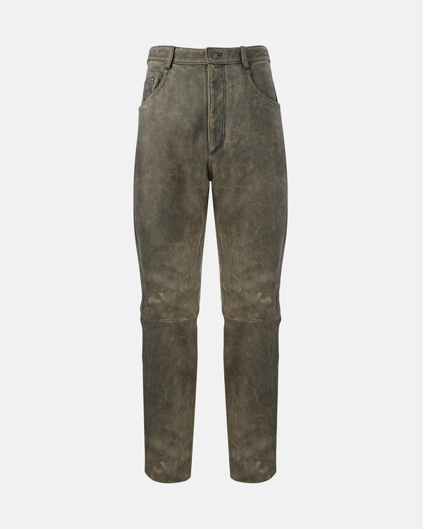 Leather Biker Pants